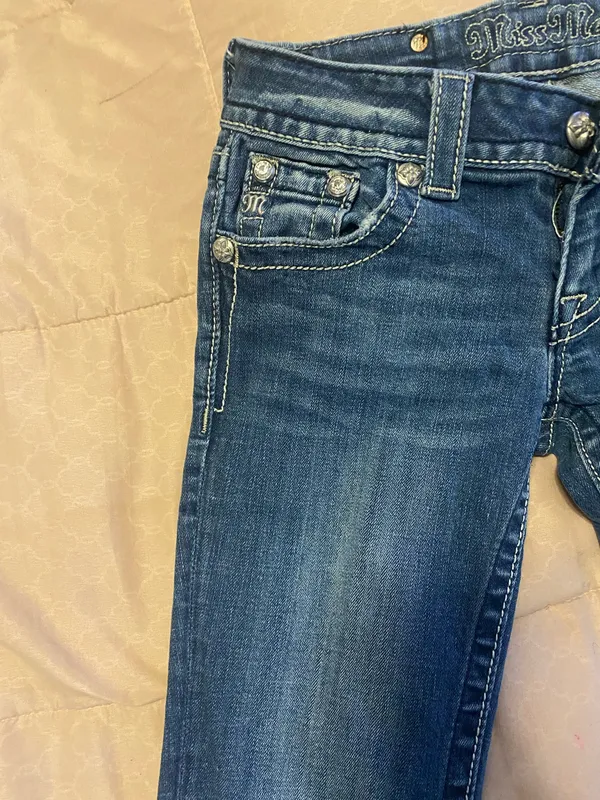 Miss Me Jeans Bootcut Bling Denim 25 - Image 4
