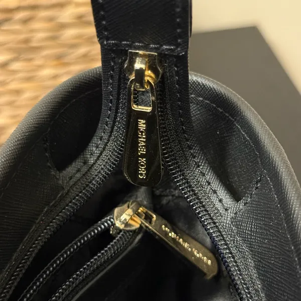 Michael Michael Kors Black Saffiano Leather Tote Bag - Image 9