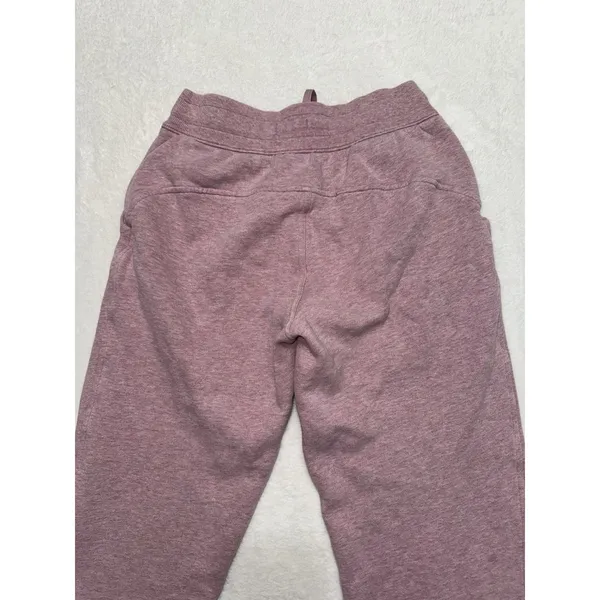 Lululemon Women's Scuba Jogger Heathered Pink High Rise Pockets Size 4 - Image 6