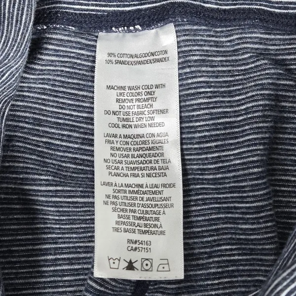 Calvin Klein Performance Athletic Fold Over Leggings Striped‎ Stretch Women's S - Image 4
