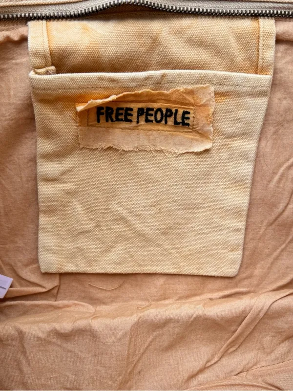 NWT Free People Camp Crush Sling Bag ~ Neutral / Yellow-ish 💛💛💛SOLD OUT! - Image 12