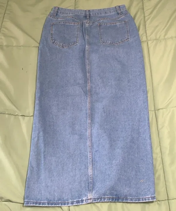SHEIN high cut jean skirt - Image 2