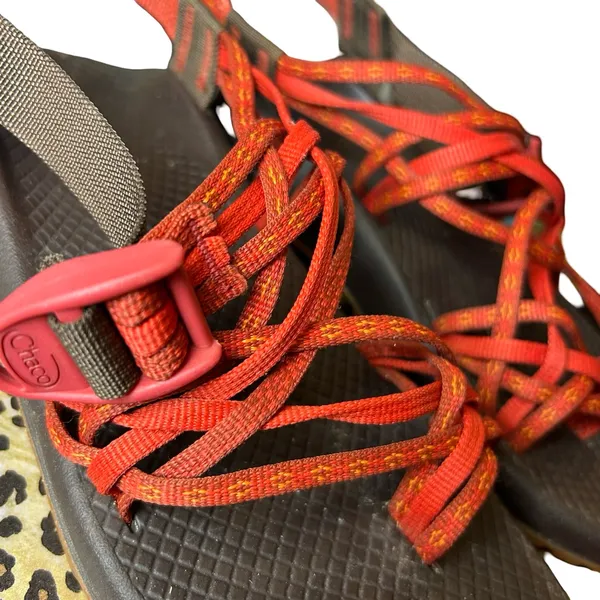 Chaco Z/Cloud X2 Sandals – W8 Orange/Red - Image 8