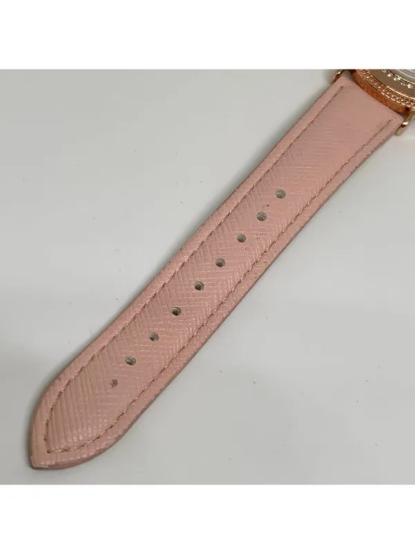 Cruise club rose gold tone women’s watch 36mm quartz analog rhinestone running - Image 5