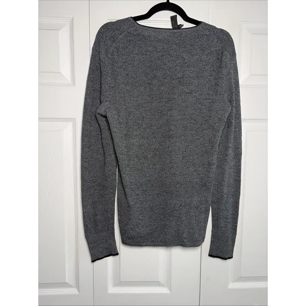 Rag & Bone Merino Wool Sweater Womens Size S Grey Long Sleeve Crew Neck Knit Top - Image 8