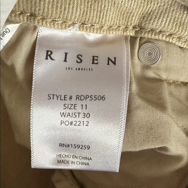 Risen Jeans High Rise Fringe Cropped Wide Leg Jeans - Image 12