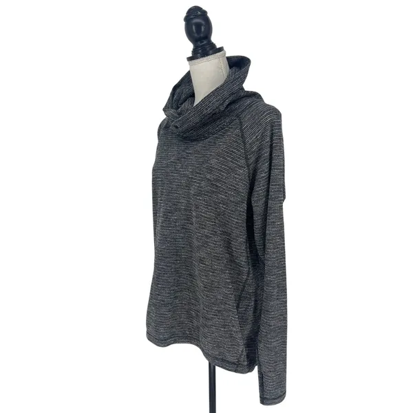 Lululemon Healthy Heart‎ Rulu Pullover Coco Pique Black 8 - Image 5
