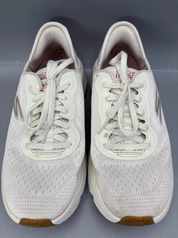 Skechers Arch Fit 2.0 Running Shoes Womens US 6.5 Cream Cushioning 128947-NTPK - Image 4