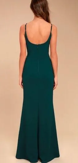 Lulus infinite glory forest green maxi dress - Image 2