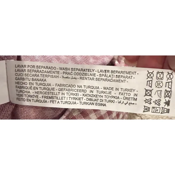 ZARA Women's Pink White Gingham Mini Dress Puff Shoulder Sleeveless Size Small - Image 6