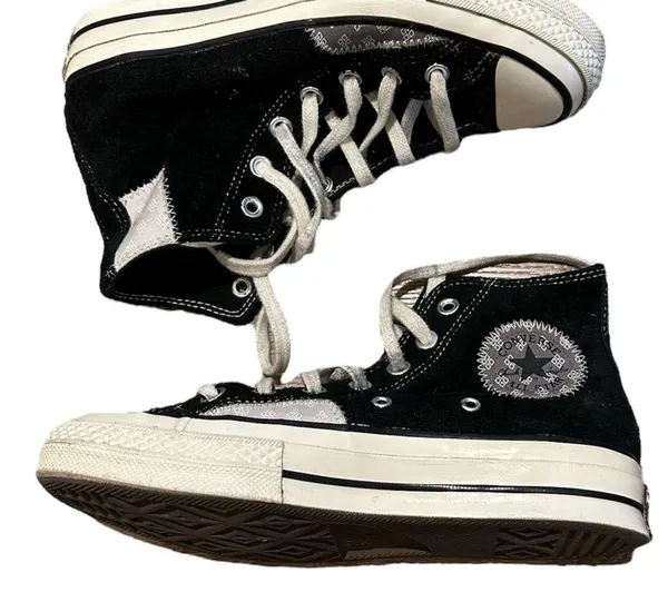 Converse Chuck 70 twisted prep suede high top sneakers - Image 2