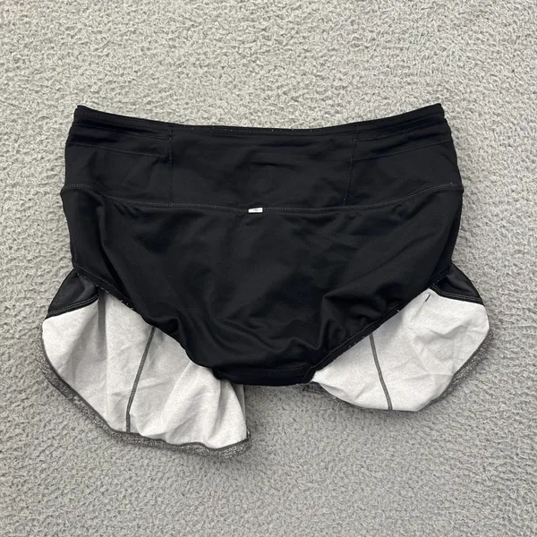 Lululemon Speed Up Shorts Mid Rise 4" Gray Athletic Athleisure Women's 6 - Image 4