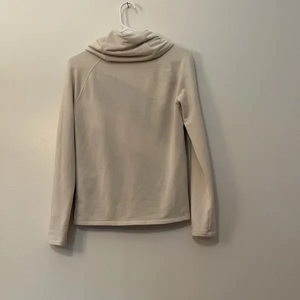Lauren Ralph Lauren Womens Cowl‎ Neck Sweater Cream Black Viscose Stretch Sz S? - Image 3