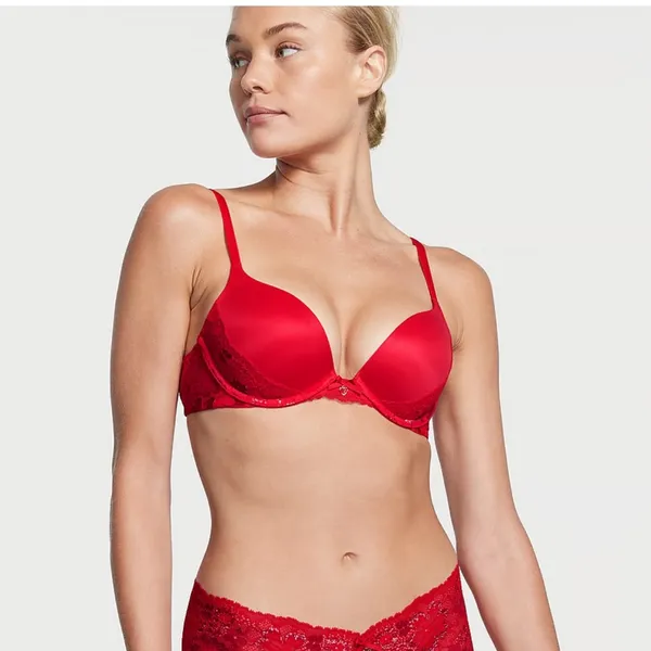 Victoria Secret Lace Detail Push-Up‎ Bra - Image 4