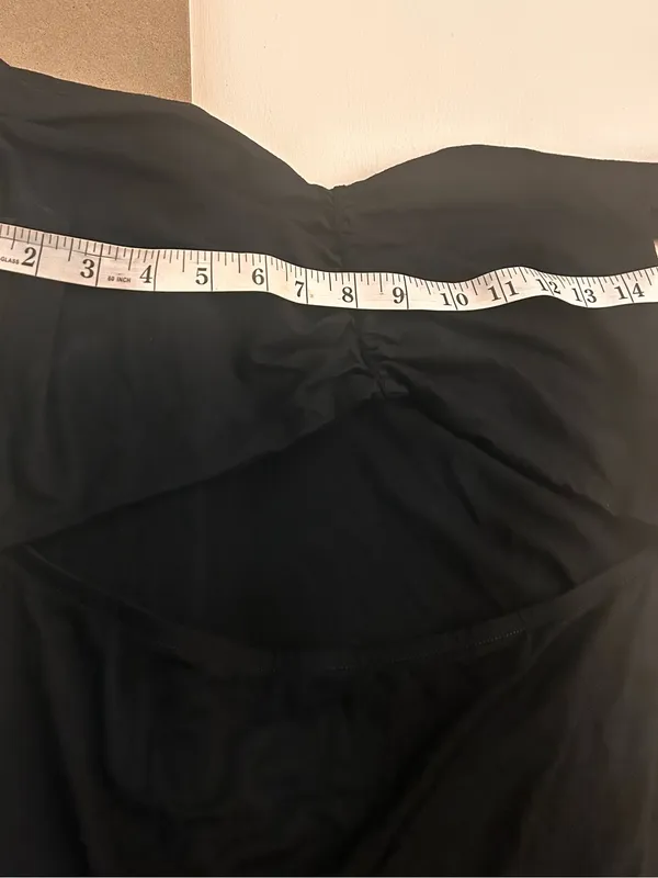 Sexy dress Sleeveless Black Ruched Front Midi Dress asos design 10 - Image 6
