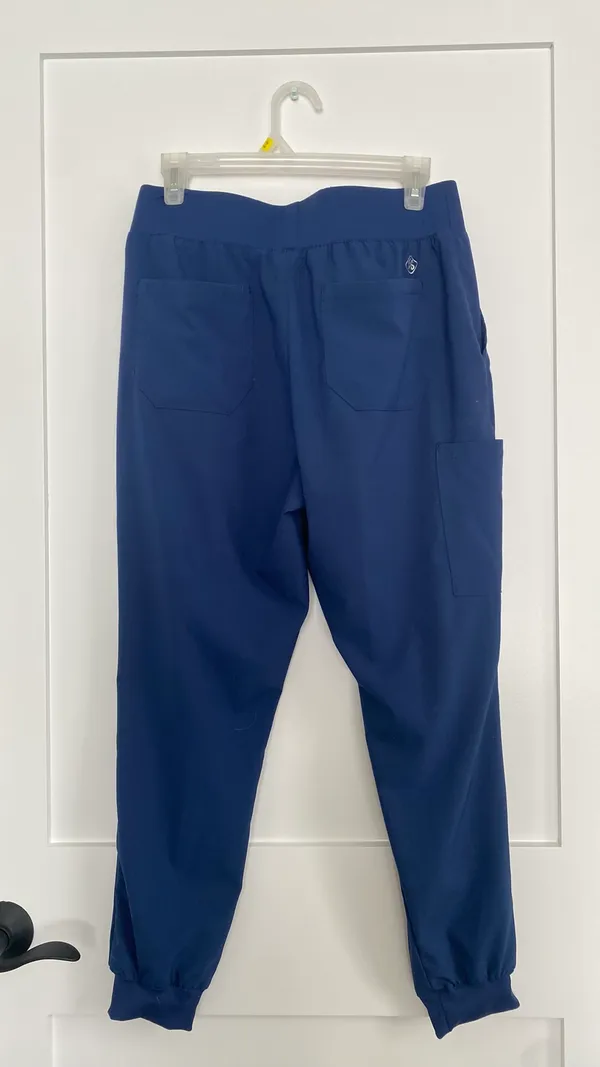 Easy Stretch Scrub Bottom Navy Blue Size M - Image 2