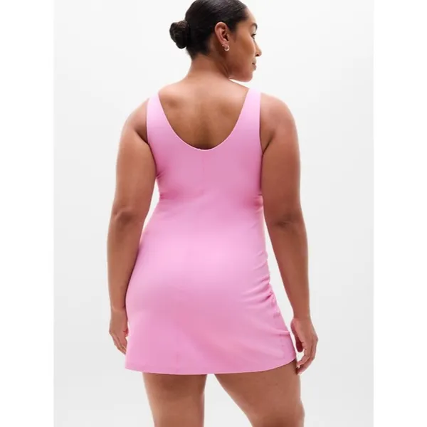 New Athleta M Transcend Ultra-lightweight Dress Waterlily Pink Medium - Image 4