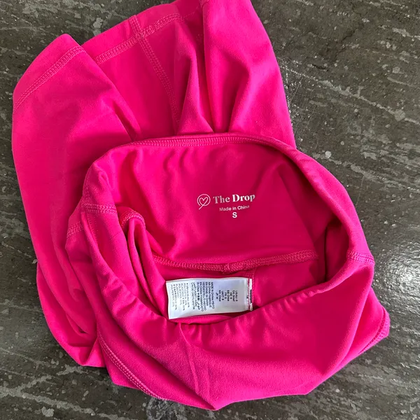 Amazon Hot Pink High-Waisted Biker Legging Shorts - Image 4