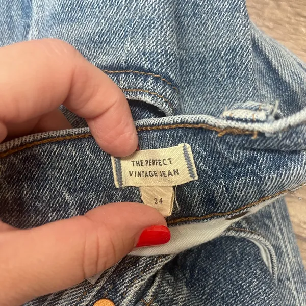 Madewell The Perfect Vintage Jean in Ainsworth Wash size 24‎ - Image 5