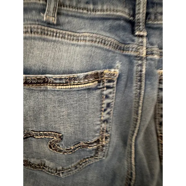 Silver Jeans Co‎ Avery Straight Leg High Rise Curvy Jeans Medium Wash W32 L31 - Image 3