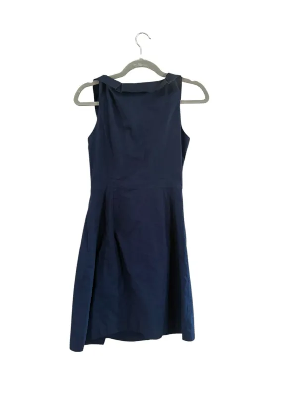 Women's J.Crew Navy Midi Dress Size 2 - Image 9