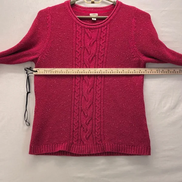 LL Bean Roll Neck Sweater Large‎ Pink - Image 11