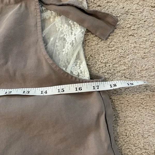 Forever 21 🌿EUC Women’s Adjustable Tie Overalls Beige Size Small Boho Style🌿 - Image 8