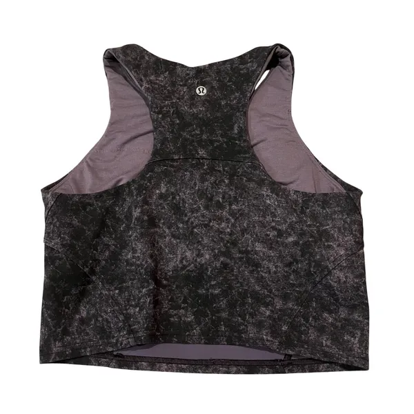 Lululemon Tank Everlux Invigorate Training Tank Top Purple black Size‎ 6 - Image 2