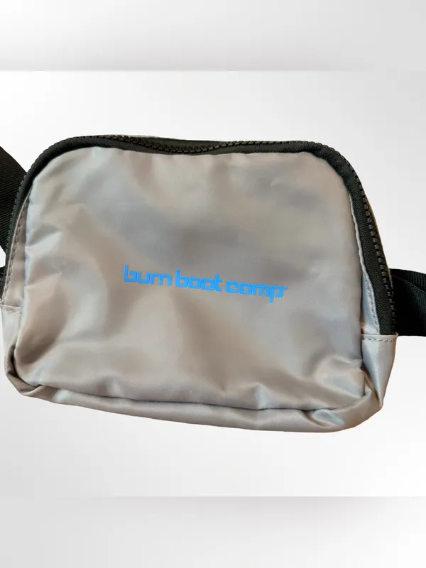 Burn Boot Camp Silver Sling/ Fanny Pack Bag 💙✨ Blue - Image 3