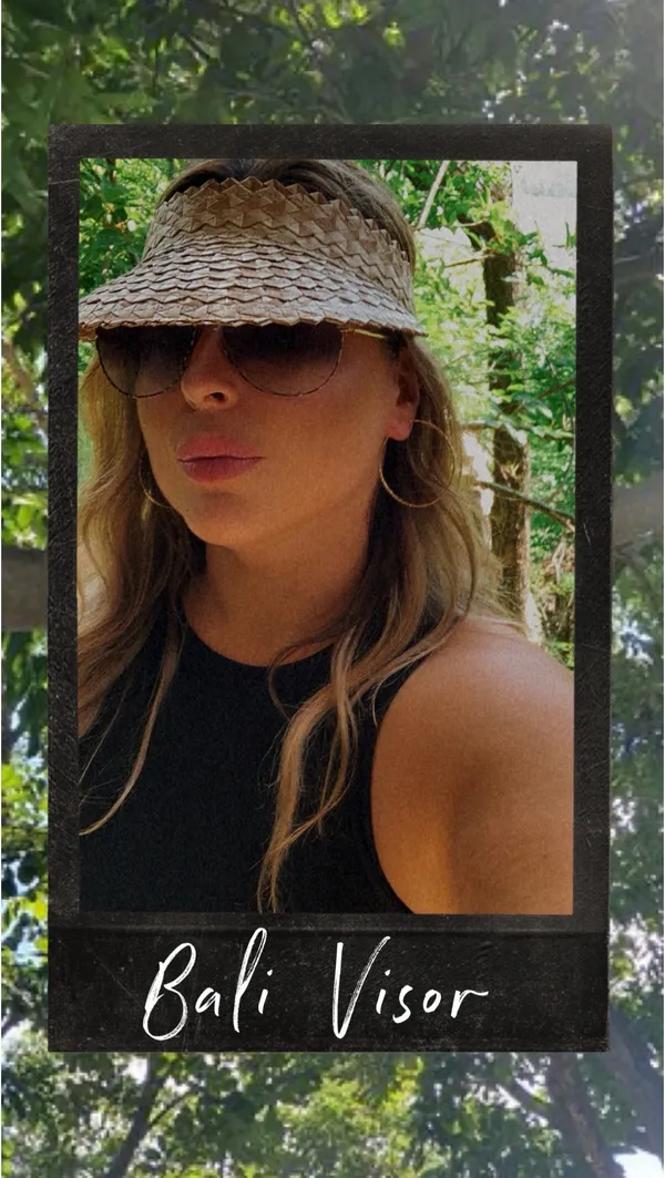 Straw visor Tan - Image 3