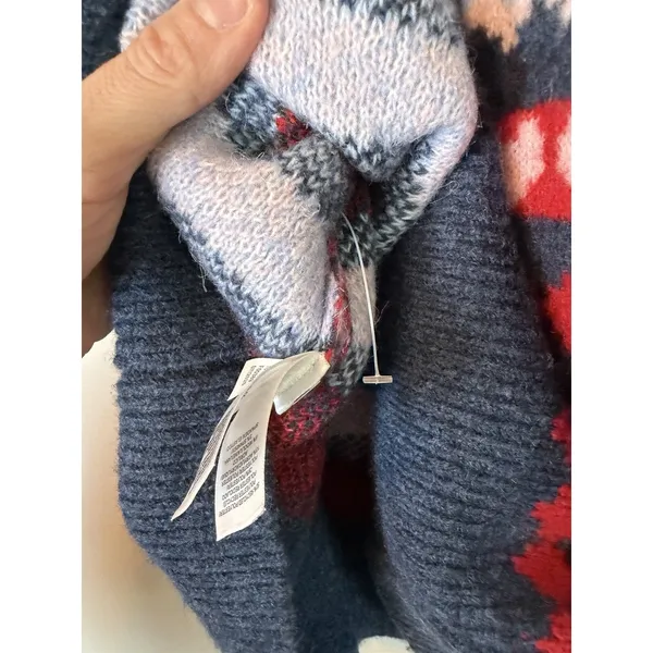 Lucky Brand Fair Isle Wool Brand Cardigan Sz S NWT With Flaw READ $128 - Image 6