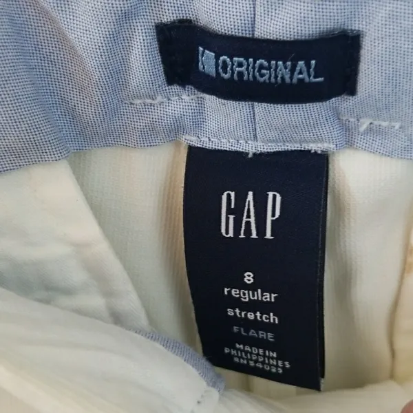 NWT Gap Flare low waist stretch classic pants 8 R - Image 4