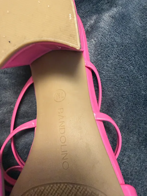 Bandolino Pink bow mules with block heel #glamour #heels - Image 5