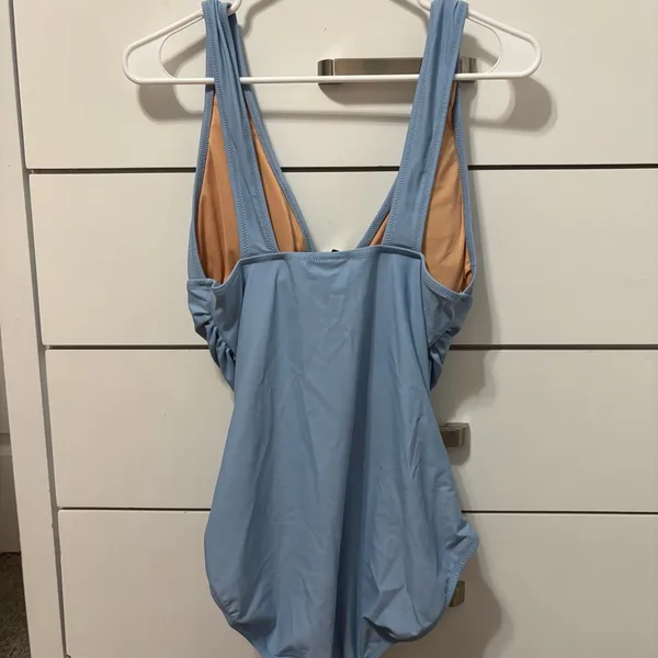 J Crew Blue One Piece Bathing Suit - Image 3