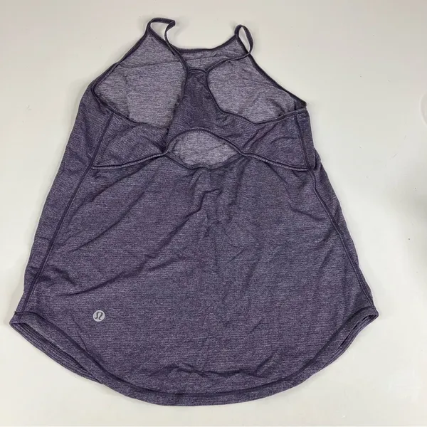 Lululemon‎ Lightweight High Neck Purple Tank Top - Image 2