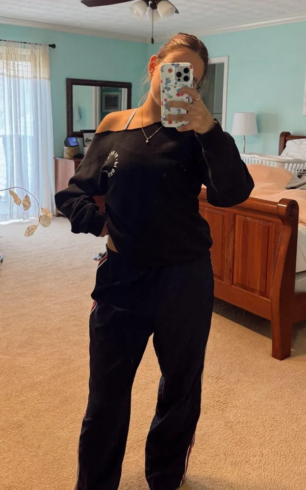 Track Pants Black Size L - Image 3
