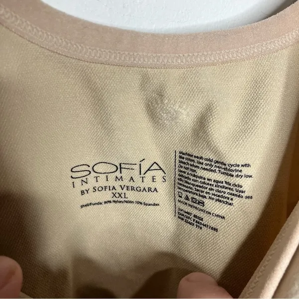Sofia intimates by Sofia‎ Vergara Shapewear thong bodysuit size XXL Tan - Image 4