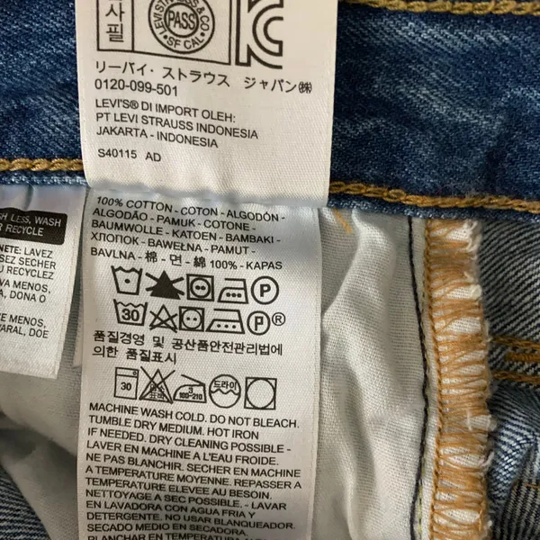 Levis Straight Leg Jeans Womens Size 25 Cw-4717 3629 - Image 13