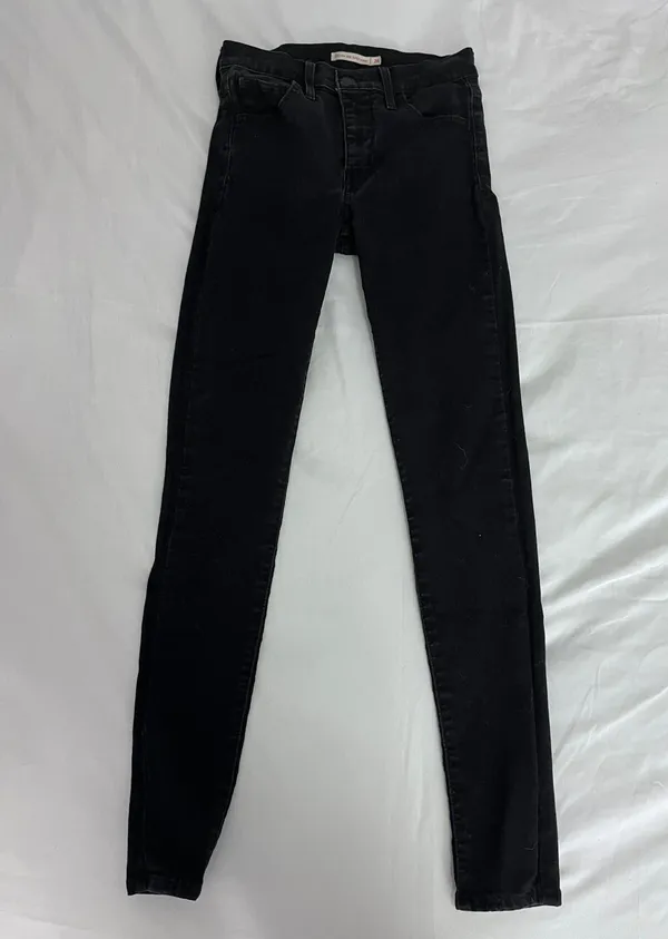 Levi's Black High Rise Super Skinny’s - Image 4