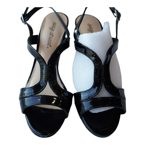NWT Easy Street Women's‎ Bree Dress Heeled Sandals with box Sz 6W - Image 7