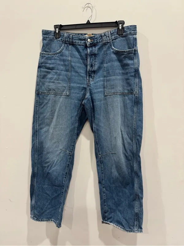 Madewell The Darted Barrel-Leg Jean Size 31T NWOT - Image 6