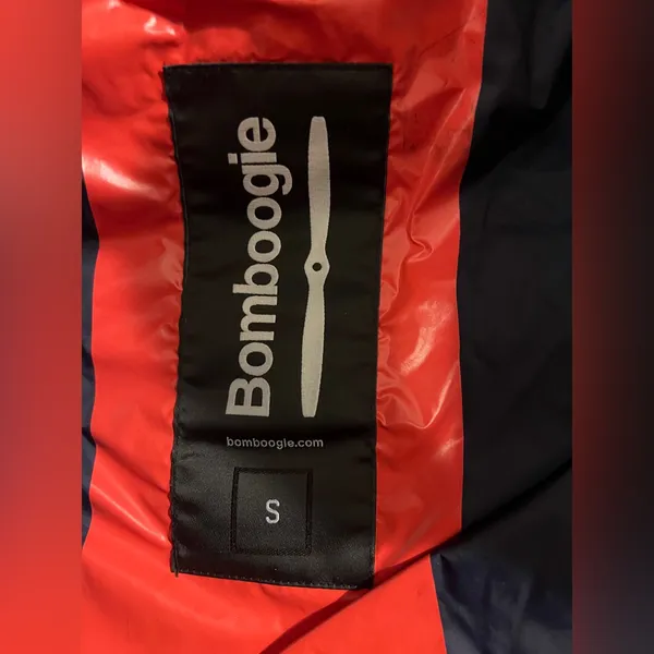 Bomboogie $252 Puffer Vest Hooded Hoodie Fall Navy Blue‎ Primaloft Nautical - Image 8