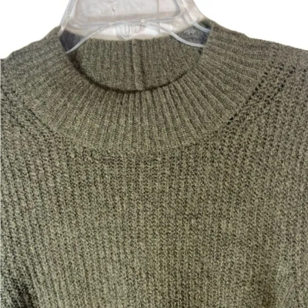Chelsea28 bell sleeve wool blend sweater Size Small Green Cozy Cute Boho - Image 6