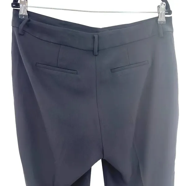 Amanda Uprichard‎ Trouser Dress Pants Cropped Capri Classic Black Size Large - Image 6