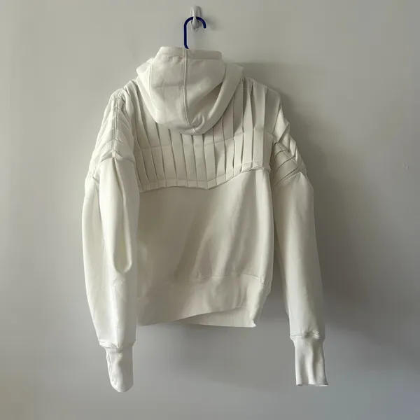 Free People Movement White Pick It Up Pullover Hoodie NWT Size XS - Image 4
