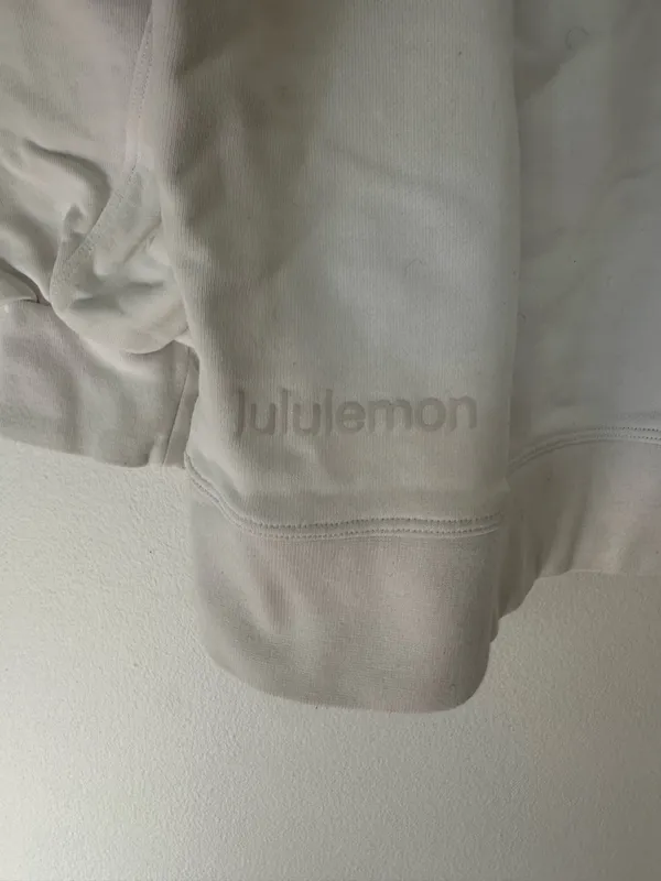 Lululemon Perfectly Oversized Crew White 6 - Image 3