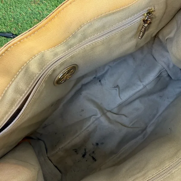 Tory Burch Coated Twill‎ Mini Tory Tote SEE PHOTOS. W - Image 9