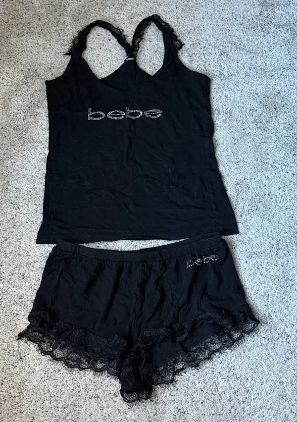 Bebe Black Women's Pajama Set - Image 2