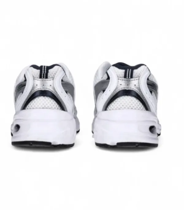 New Balance White and Gray Woman's Athletic RunningSneakers - Image 7