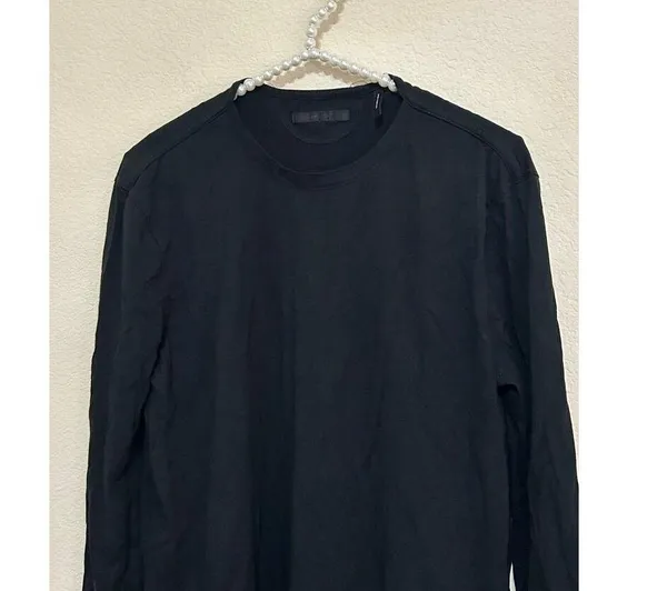 Helmut Lang Women's Size Small Black Shirt Long Sleeve Casual Quiet Luxury Top - Image 5
